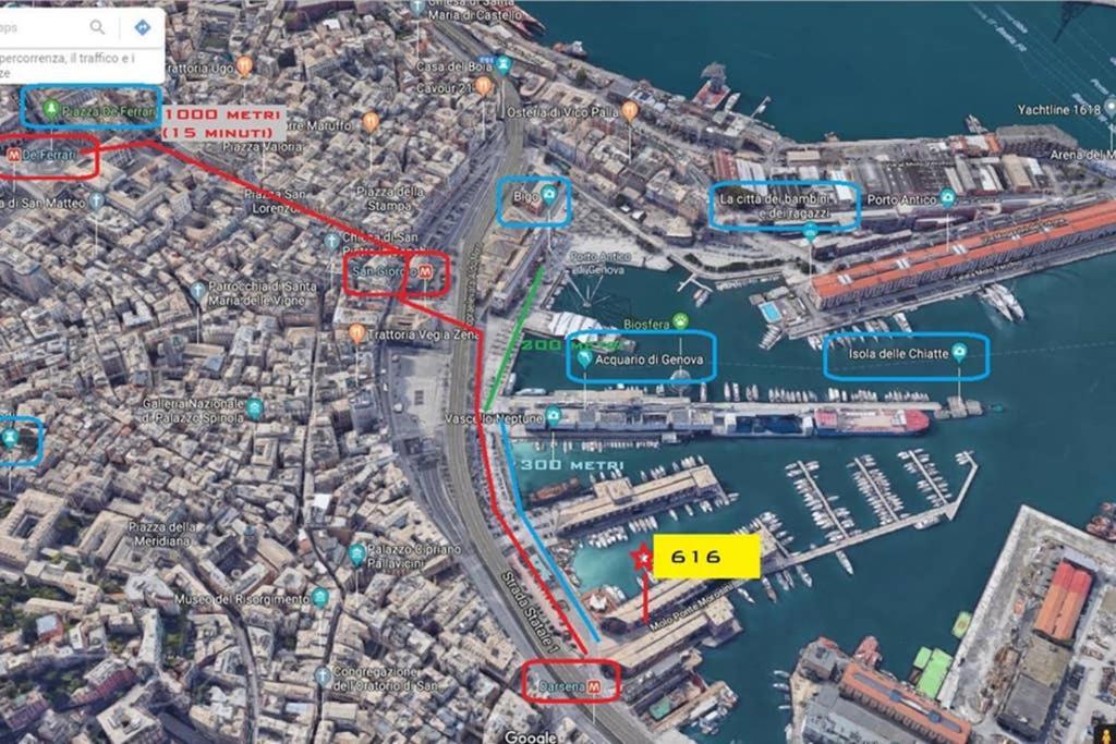 Апартаменти 616 Genova - Loft Al Porto Antico Екстер'єр фото